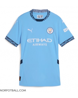 Billige Fotballdrakt Manchester City Replika Hjemmedrakt Dame 2025-26 Kortermet